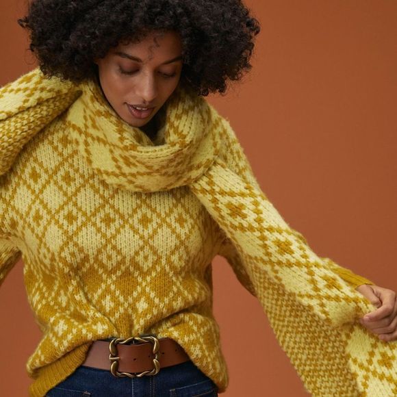 Anthropologie Sweaters - Anthro Set Maeve Sigfried Sweater and Scarf